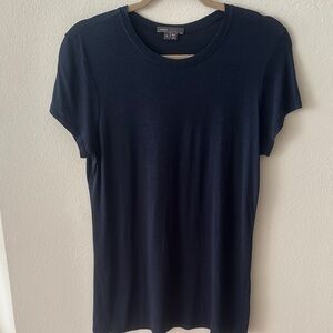 Vince Dark Blue Short Sleeve Tee